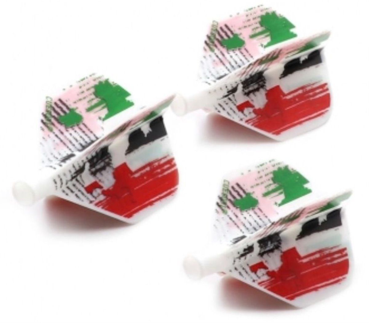 Cuesoul TERO AK4 aletta per freccette Italia bandiera Standard Flights