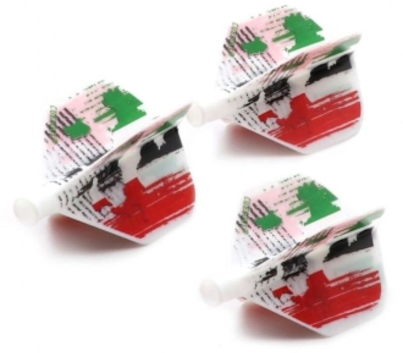 Cuesoul TERO AK4 aletta per freccette Italia bandiera Standard Flights