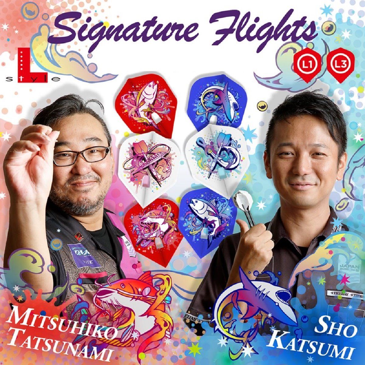 L-Style Signature Flights Tatsunami Mitsuhiko V1 Mix Standard L1 Flights