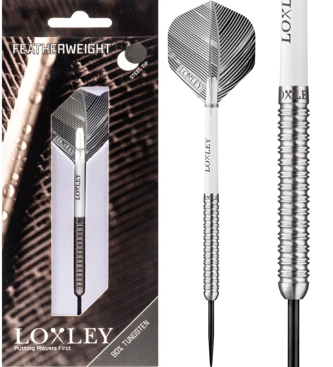 Loxley Featherweight Black Steeldarts 90% 16/18 Gramm Steeldarts