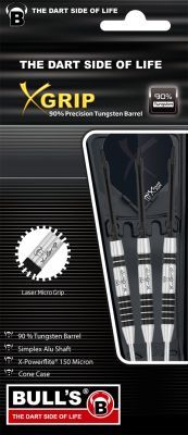 Bull's X-Grip-Steel Dart Pfeile 26g X6 Steeldarts