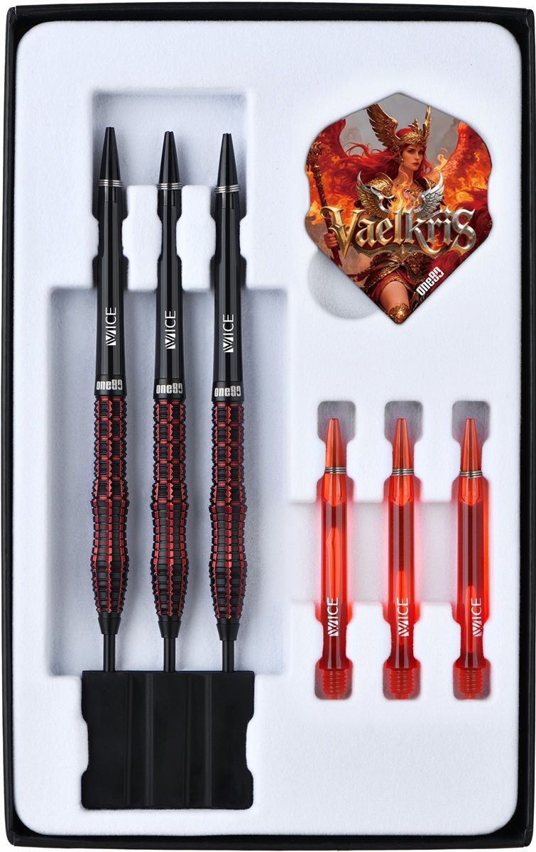 ONE80 Vaelkris V2 Steeldarts 22/24 Gramm Steeldarts