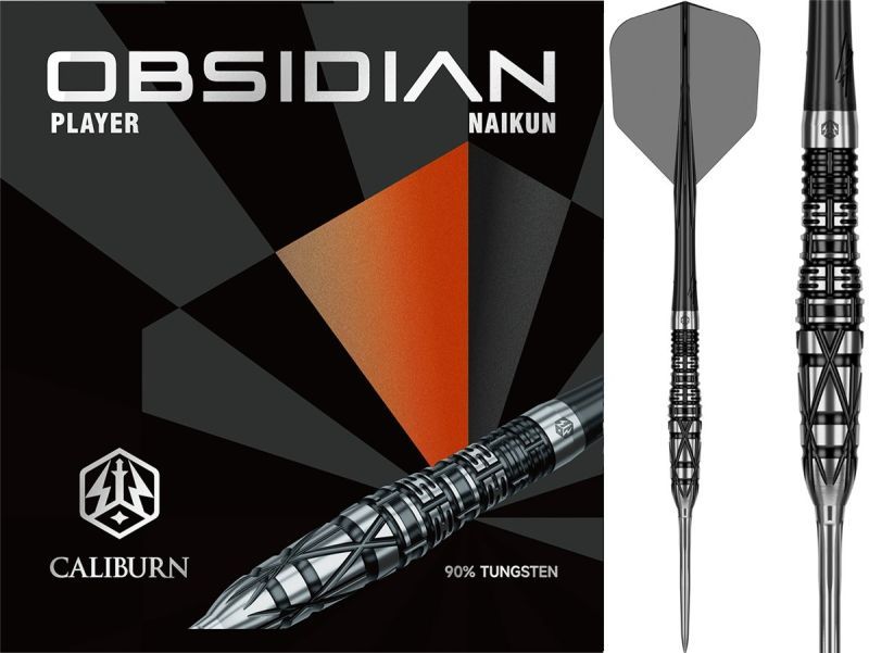 Caliburn Player Obsidian Naikun 90% Steeldarts 21/23 Gramm Steeldarts