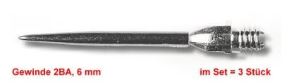 METALLSPITZEN für Softdarts, im SET mit 3 Stück Steeldart Spitzen