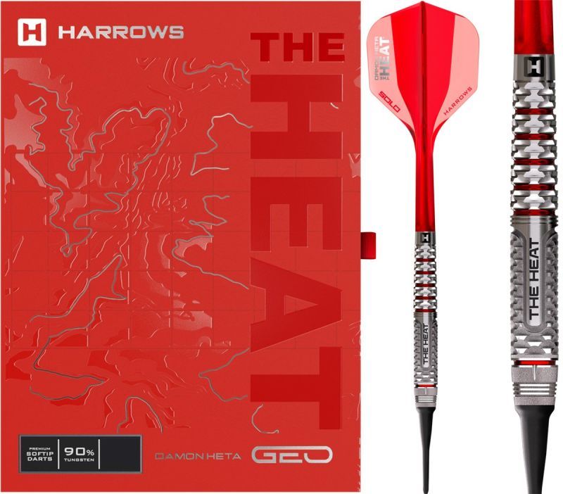 Harrows Damon Heta GEO 90% Softdarts 18 Gram Softdarts