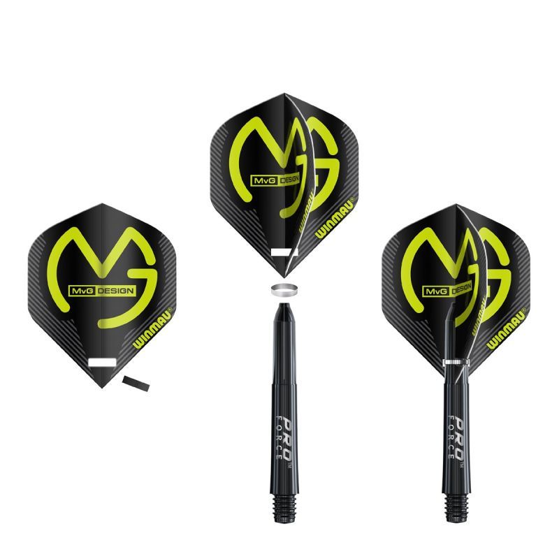 Winmau MvG Michael van Gerwen Punch Flight Locher Flights Zubehör
