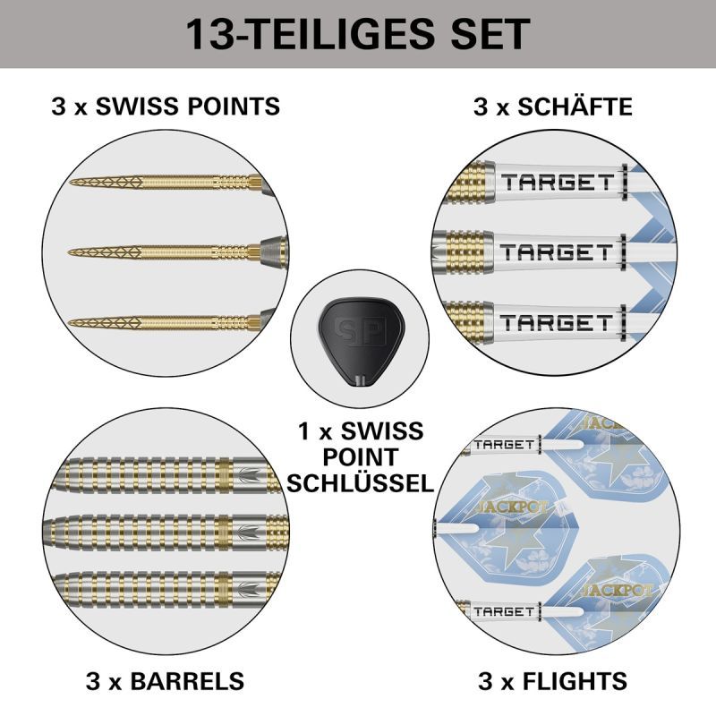 Target Adrian Lewis Showdown SP 95% Steeldarts 23/25 Gramm Steeldarts