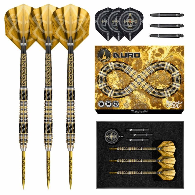 Shot! Alchemy Auro 95% Steeldart 23 Gram Steeldarts