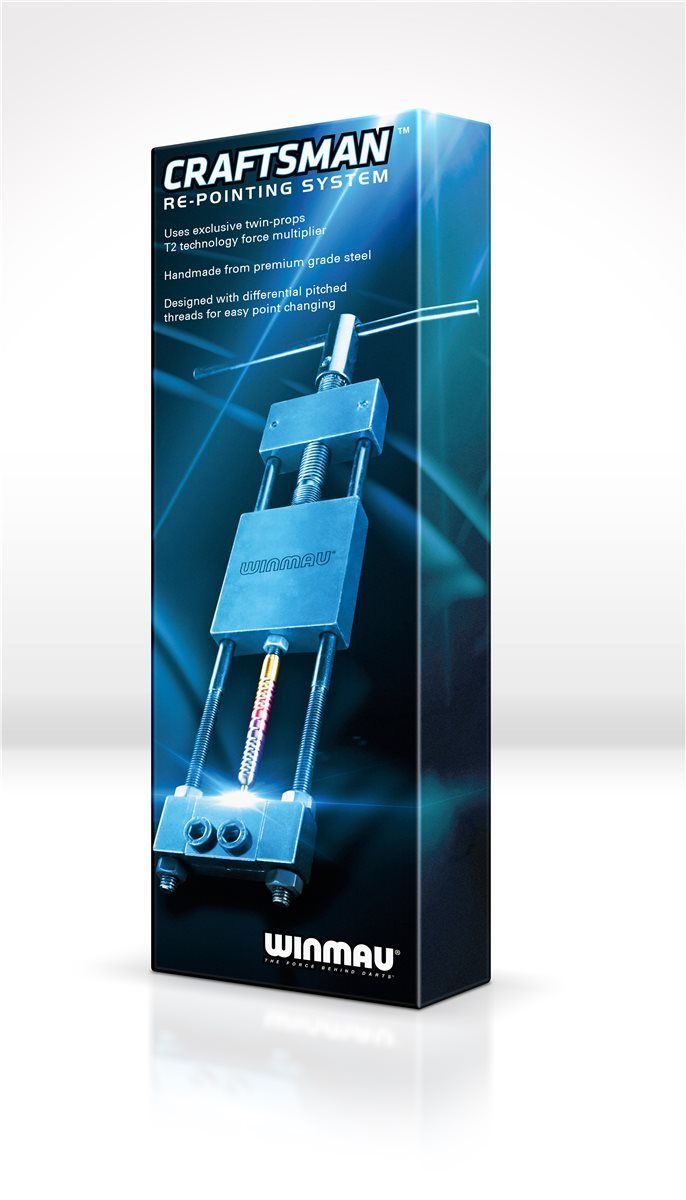 Winmau Craftsman Re-Pointing System Dart Spitzenwechsel Maschine Werkzeug