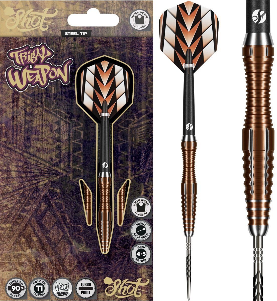 Shot! Tribal Weapon 1 TP 90% Steeldart 23/25 Gramm Steeldarts