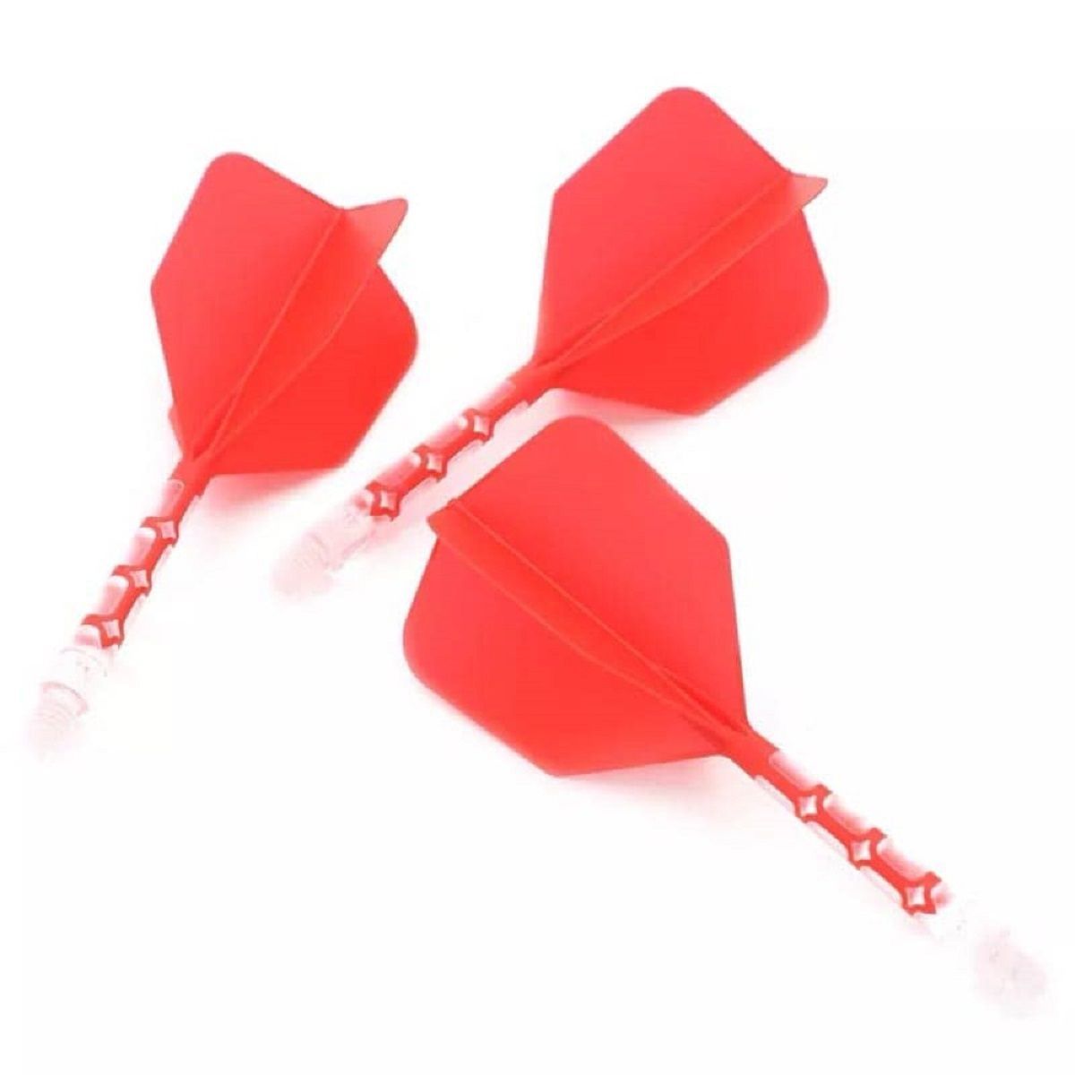 Cuesoul aletta per freccette/Asta ROST T19 Asta Trasparente Big Wing Flights