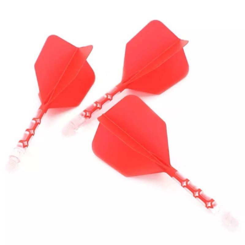 Cuesoul aletta per freccette/Asta ROST T19 Asta Trasparente Big Wing Flights