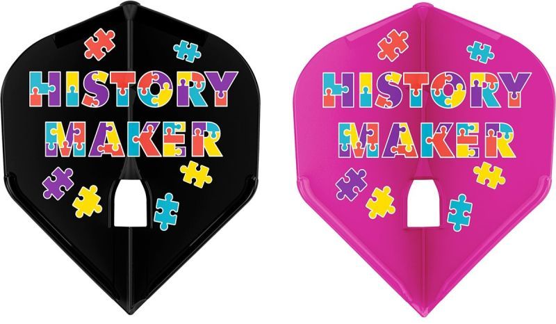L-Style Signature Flights Fallon Sherrock Schwarz & Pink Standard L1 Flights