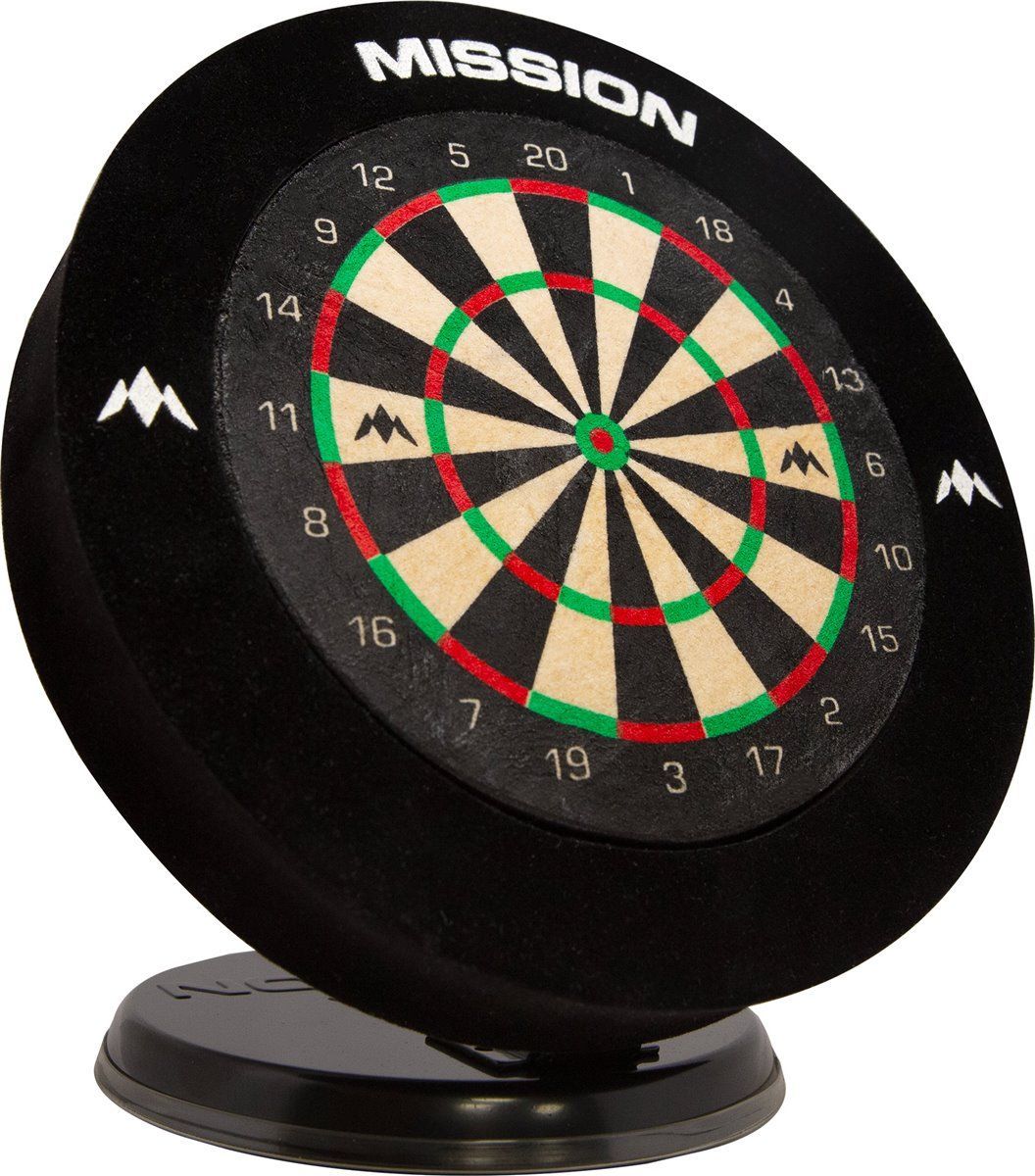 Mission Mini Dartboard avec 6 Fléchettes Incluses Bristle Board
