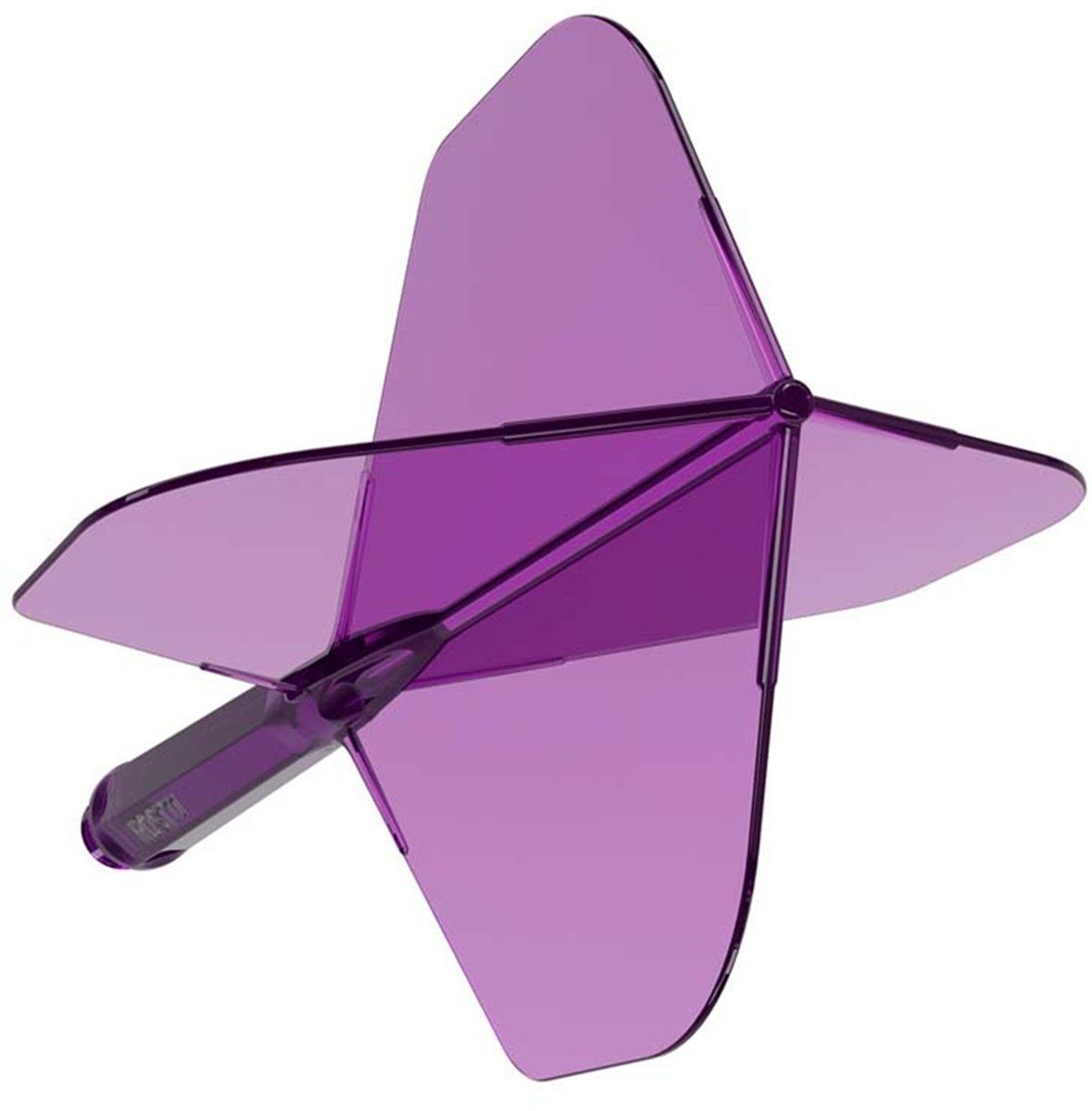 Cuesoul Dart Flight/Shaft ROST 77 Transparent Lila Small Standard Flights