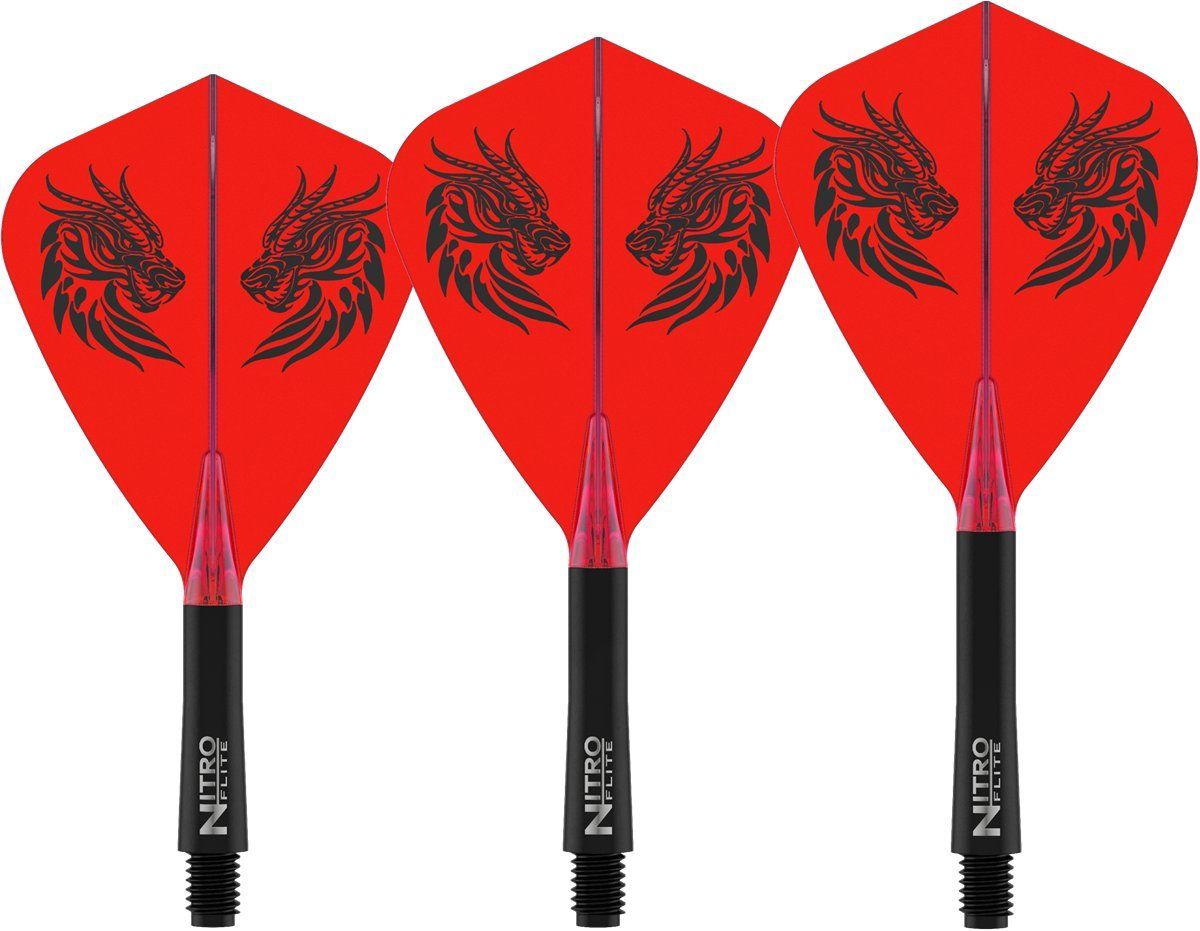 Red Dragon Nitro Flite – Système Flight/Shaft intégré Shafts