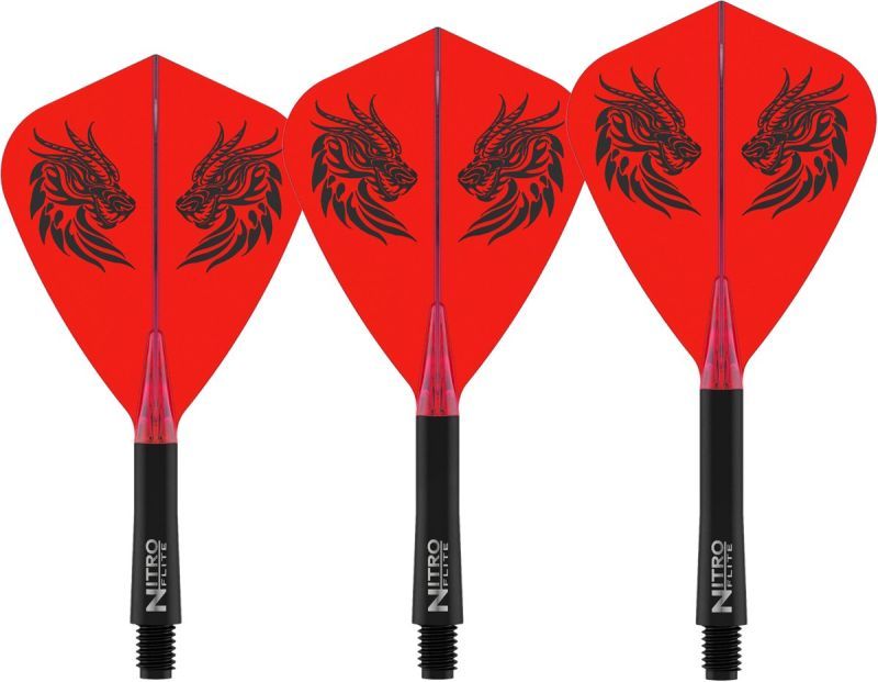 Reddragon Nitro Flite Jonny Clayton Integrated Flight/Shaft Kite Shafts