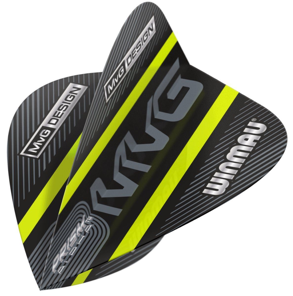 Winmau Prism Alpha extra spesse MvG Michael van Gerwen 2024 aletta per freccette Kite Flights