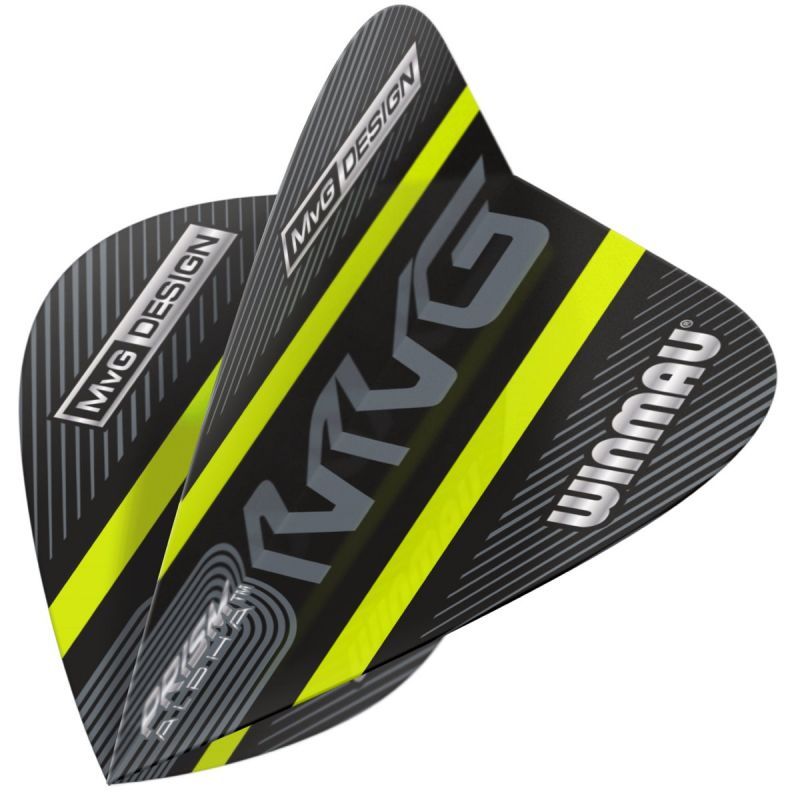 Winmau Prism Alpha extra spesse MvG Michael van Gerwen 2024 aletta per freccette Kite Flights