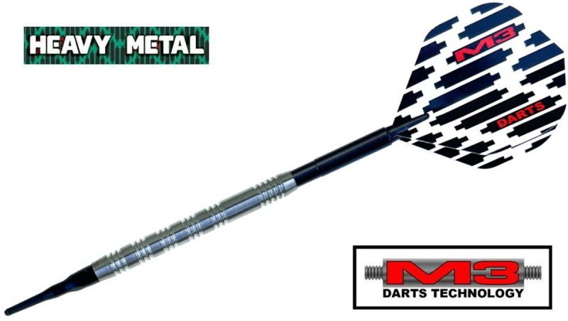 Dart-Set Soft Dart M3 Heavy Metal Shark 16 Gramm Softdarts