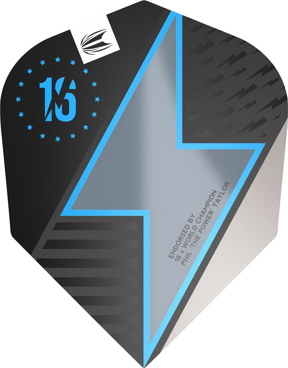 Target Pro Ultra The Power Series Black Phil Taylor 2022 Standard No6 Flights