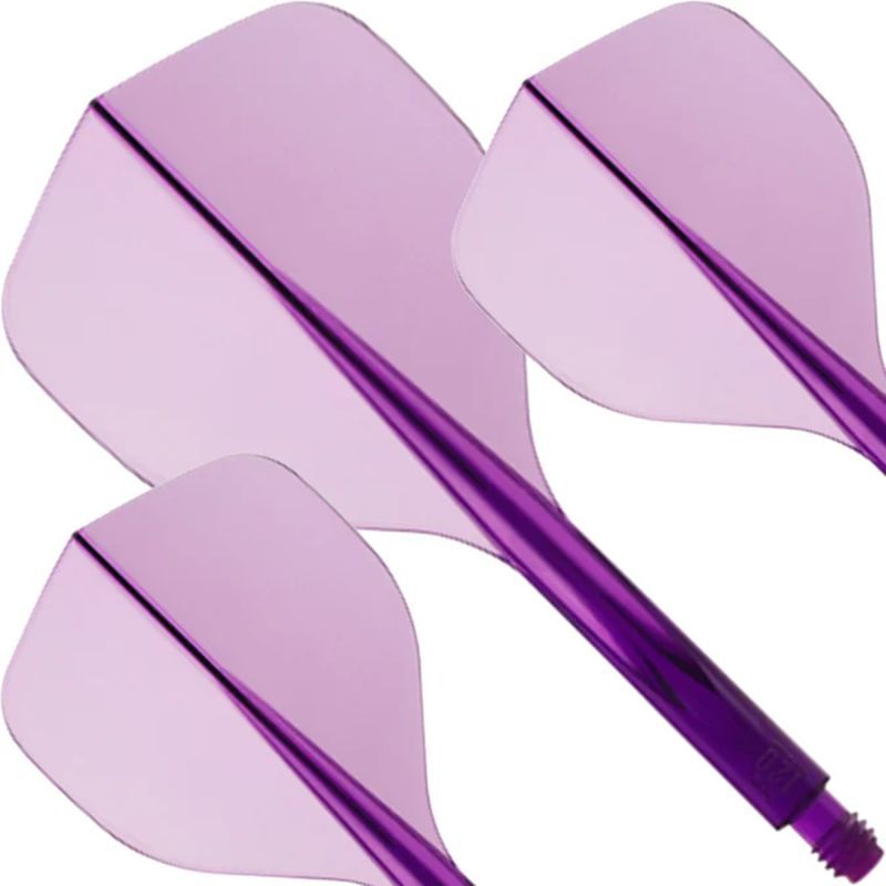 Condor Dart Flights Shafts AXE 120 Klar Lila Standard No2 Flights
