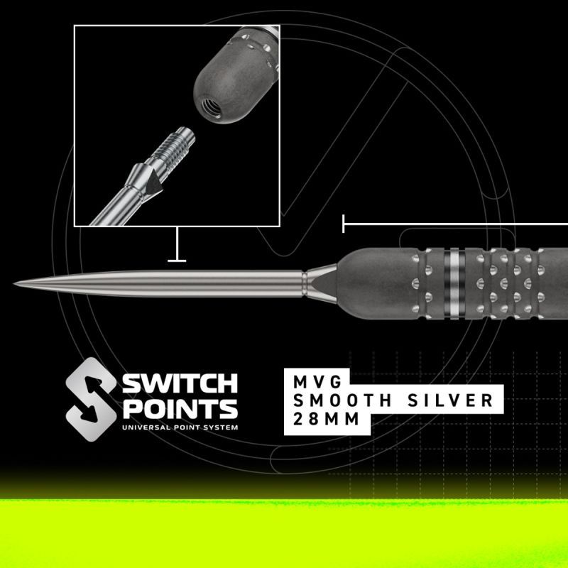 Winmau Michael van Gerwen TS-PRO Switch Point 90% Steeldarts 23/24/25 Gramm Steeldarts