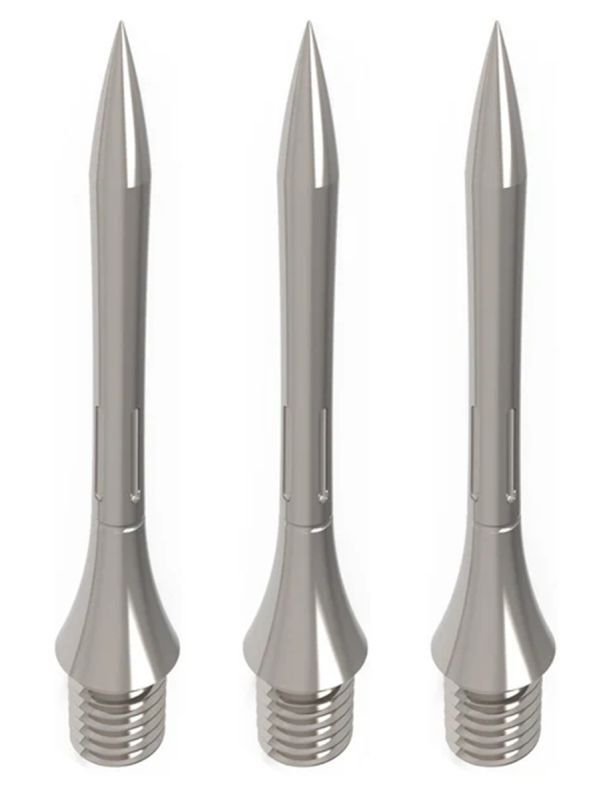 Caliburn Conversion Points SCREW IN Silver 2BA Schraubspitzen Tips
