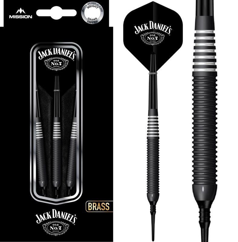 Mission Jack Daniel´s Brass Softdarts 19 Gramm Softdarts