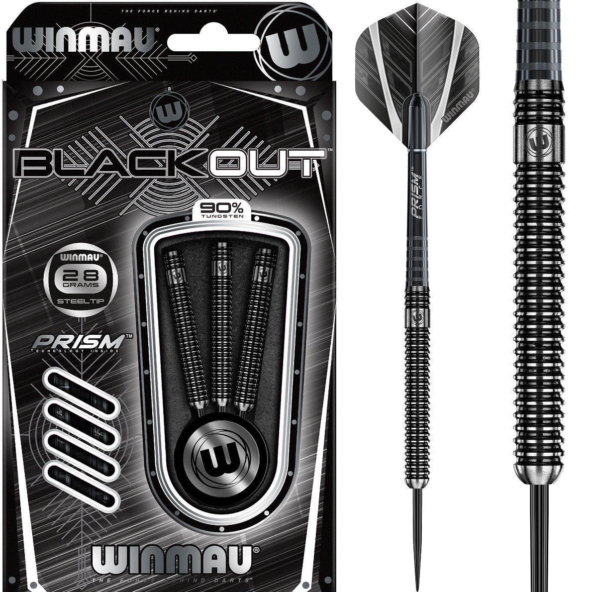 Winmau Blackout M2 Steeldart 21/22/23/24/25/26/28 Gramm Steeldarts