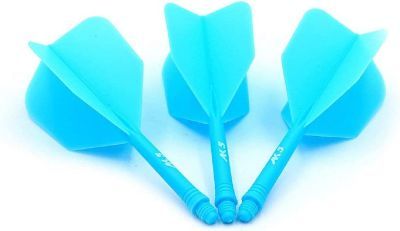 Cuesoul aletta per freccette/Asta AK5 Blu Big Wing Flights