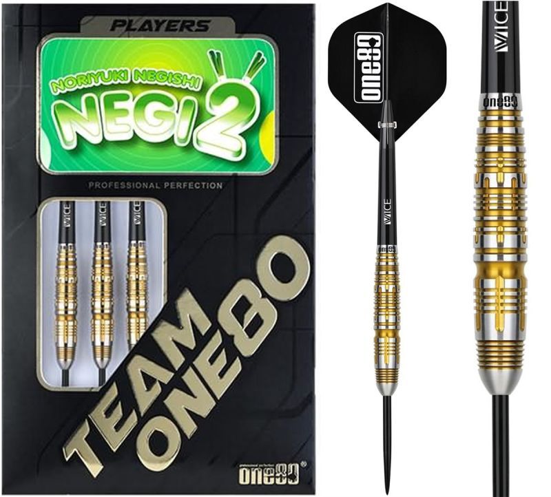 One80 Noriyuki Nakamura Signature V2 Gold Steeldart 21 Gramm Steeldarts