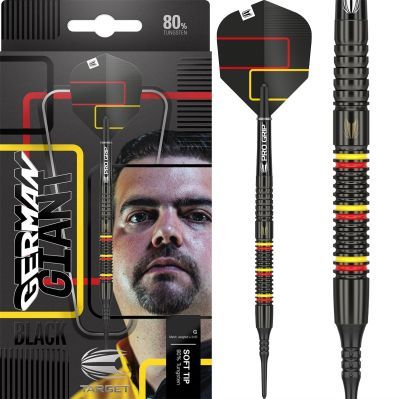 Target Gabriel "German Giant" Clemens 80% 2021 Fléchettes à pointe souple 18/21 Grammes Softdarts