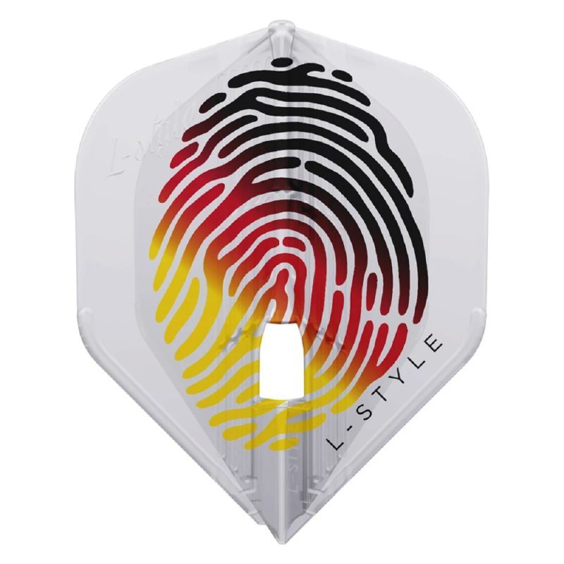 L-Style Champagne Flights ailette de fléchette Pro Kami Signature Gabriel Clemens V4 Fingerabdruck L1 Standard Flights