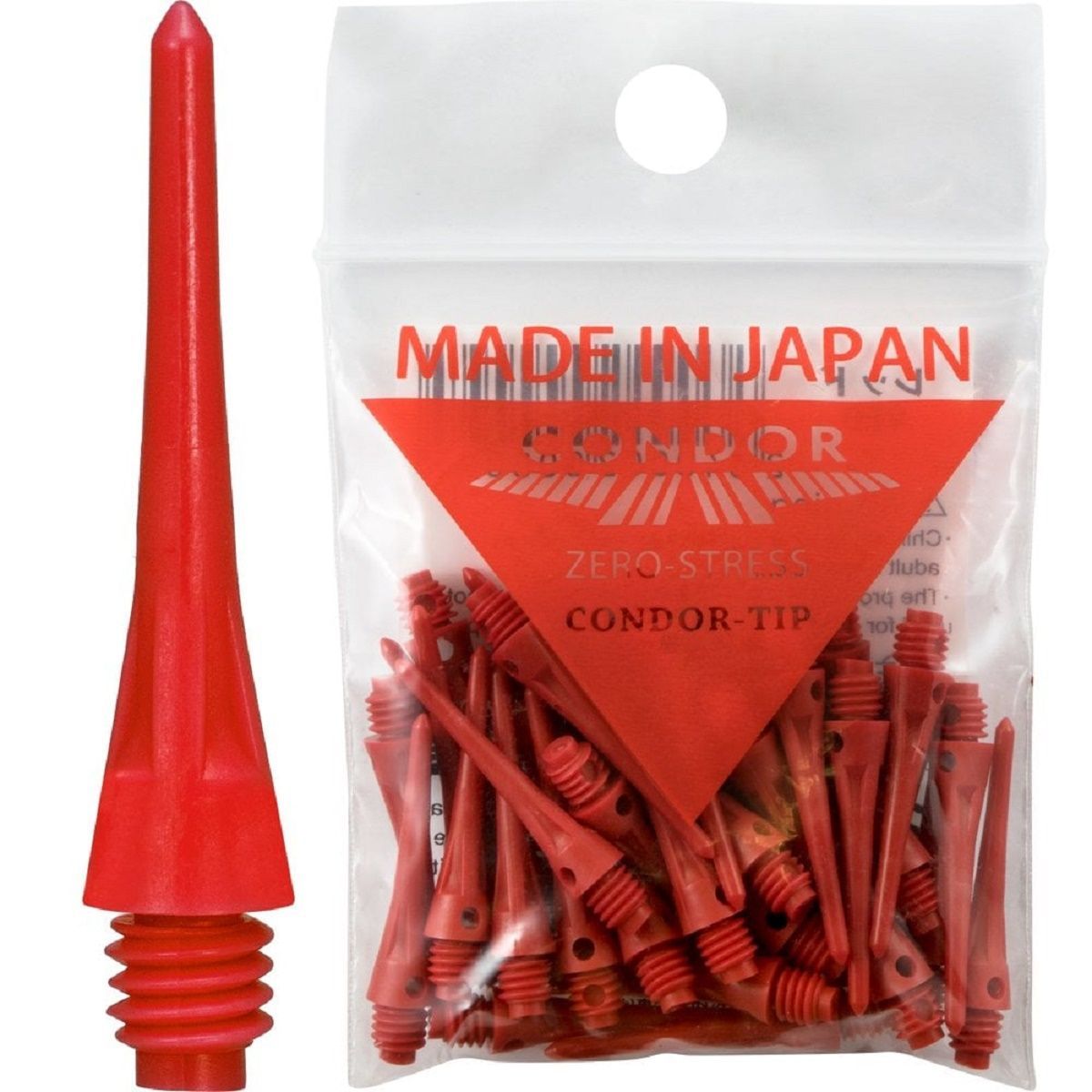 Condor Spare Tips Zero Stress 40 Piece 2BA Thread Tips Kunststoffspitzen