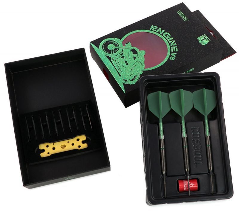 Cuesoul ENGINE V8 Steeldarts/ Le mie freccette elettroniche Soft Tip No5 90% 18/20/22 Grammi Softdarts