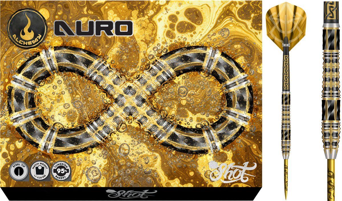 Shot! Alchemy Auro 95% Steeldart 23 Gram Steeldarts