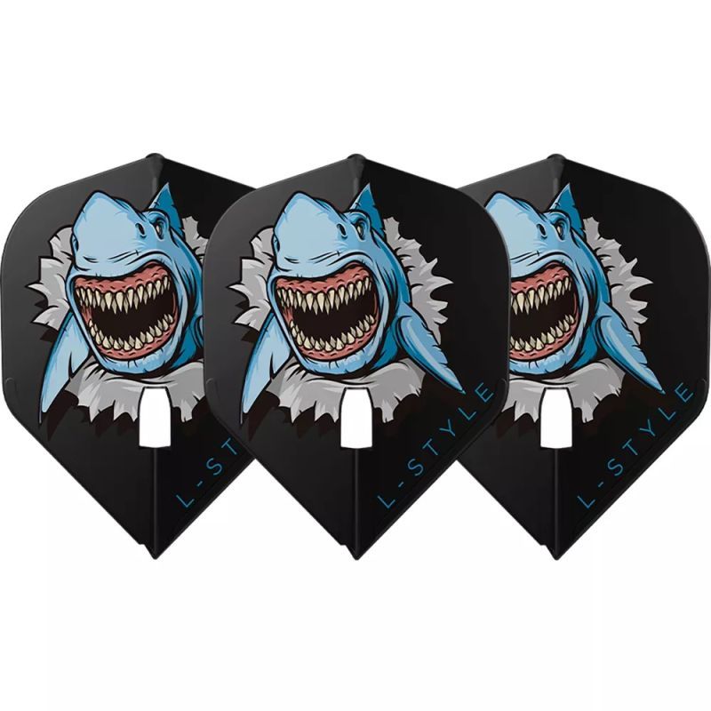 L-Style Signature Dart Flights Florian Hempel V1 Black Pro Standard L1 Flights