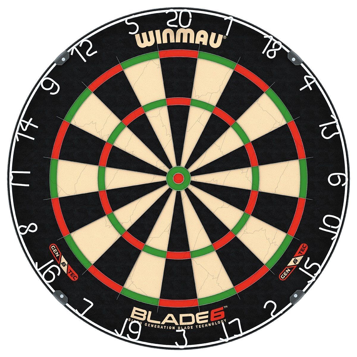 Mega Starter Set Dartboard WINMAU Blade 6 Bristle Board Tungsten Darts + Zubehör Bristle Board