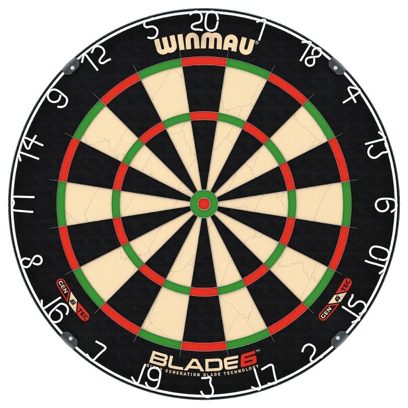 Starter-Set Dartboard WINMAU Blade 6 Bristle Board + Zubehör Bristle Board