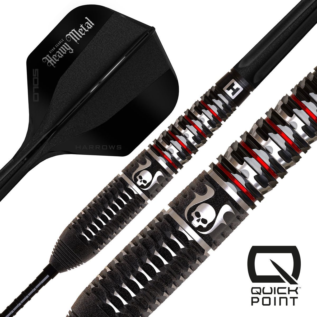 Harrows Ryan Searle GEO Quick Point 90% Steeldarts 22/23/24/26/30/32 Gram Steeldarts