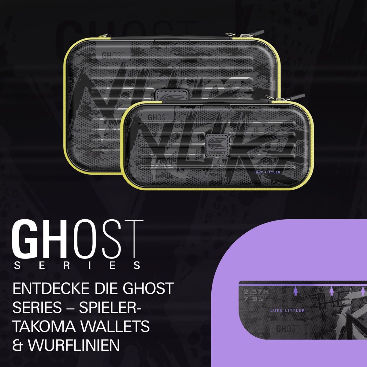 Target Takoma Ghost Luke Littler Aufbewahrung Case