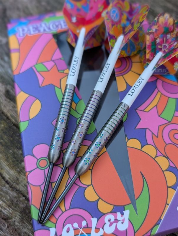 Loxley Woodstock Darts Peace Steeldarts 22 Gramm Steeldarts