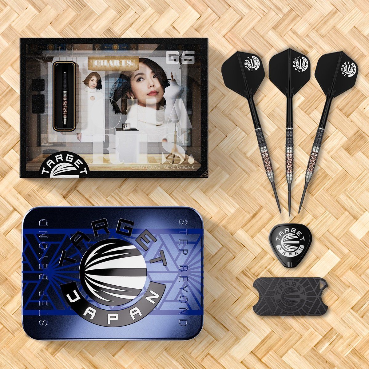 Target Cathy Leung Charis G6 Swiss Point 90% Fléchettes à pointe acier 23/24 Grammes Steeldarts