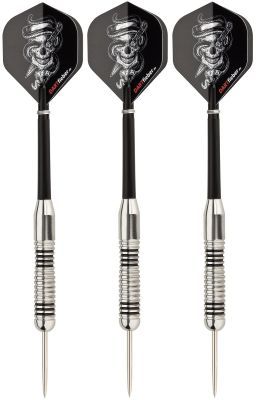 B-Ware Mega Starter-Set Dartboard Gladiator 3 Surround ROT Abwurflinie 2 Set Darts Checkoutkarte Scoreboard Block Flyer Aufkleber Bristle Board