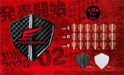 Cosmo Darts Fit Flights Pro S D V Serie Flights