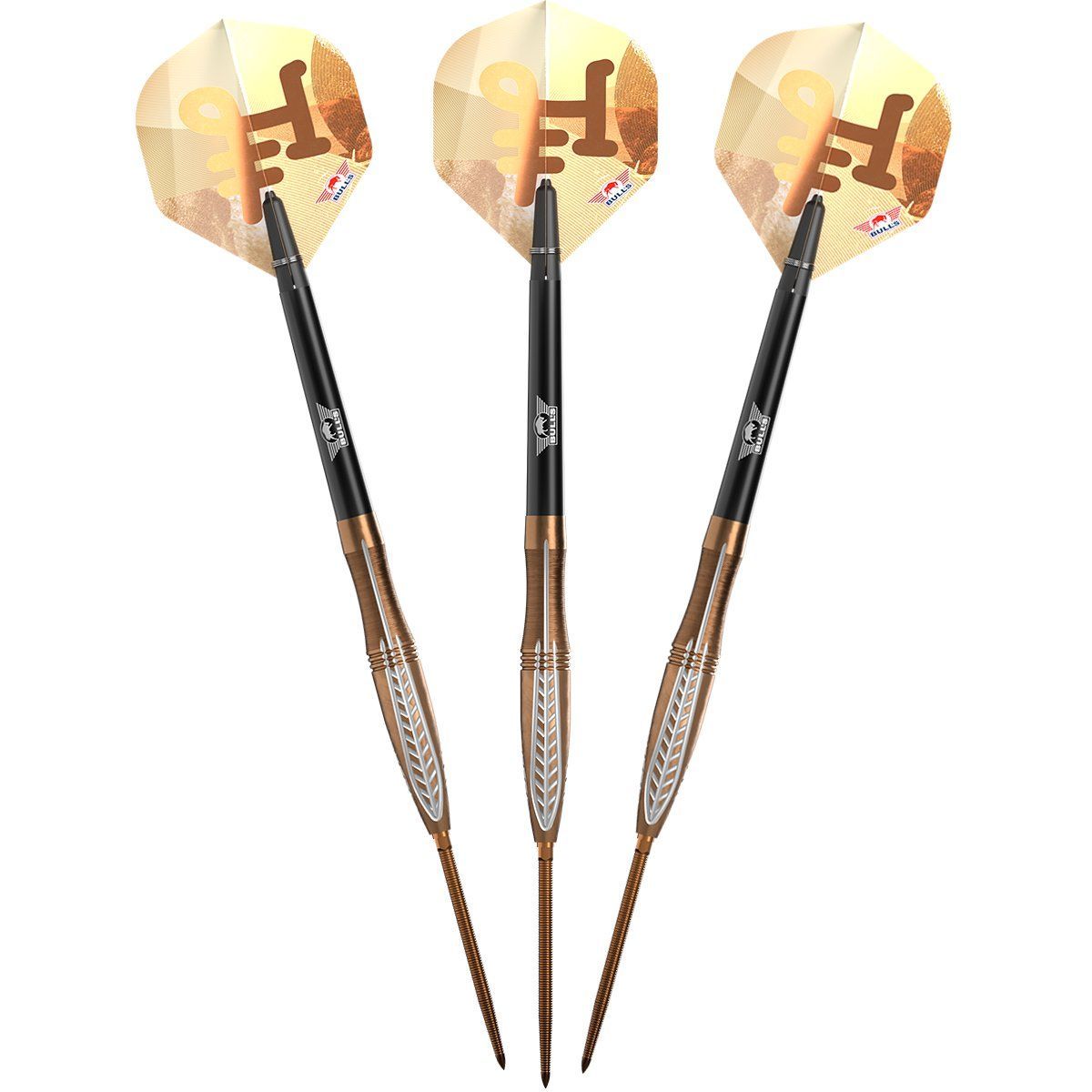 Bull´s Bronzo Flux CP 90% Steeldarts 23/24/25 Gramm Steeldarts