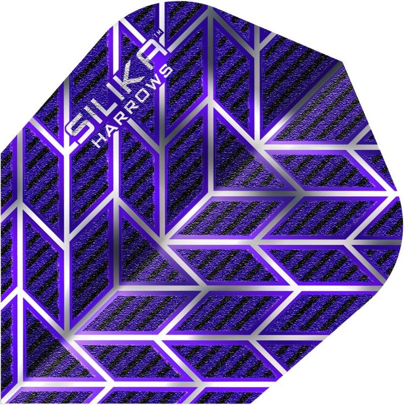Harrows Silika Monarch Purple Dart Flights No6 Flights