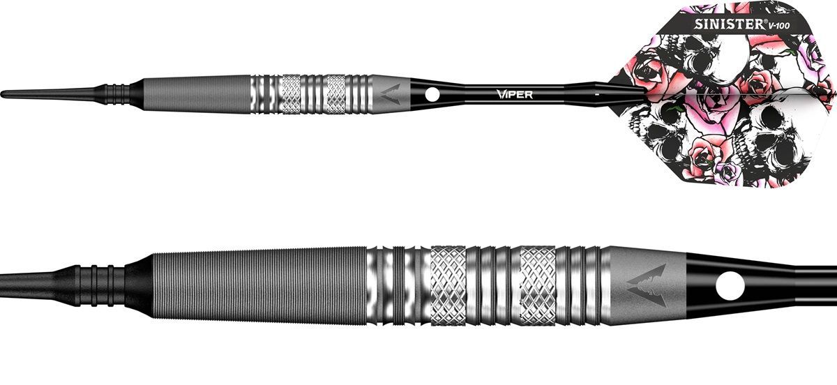 Viper Sinister Sandblasted S5 Twin-Knurl 95% Softdarts 18/20 Gram Softdarts