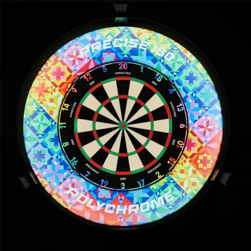 Precise 180 Polychrome Dartboard Surround – Protezione da parete per bersagli Steeldart Auffangring